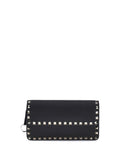 Valentino Garavani Rockstud Chain Wallet — Black