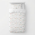 Funda Nórdica Cuna y Cama Artesanal Algodón Flowers - SUEÑOS DE CIGUEÑA