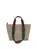 Gucci GG Motif Tote Bag — Beige