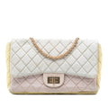 Tricolor Quilted Nylon Reissue 2.55 Single Flap 227
