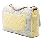Tricolor Quilted Nylon Reissue 2.55 Single Flap 227