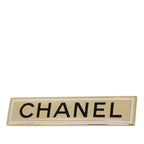 Gold Plated Logo Plate Brooch