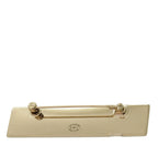 Gold Plated Logo Plate Brooch