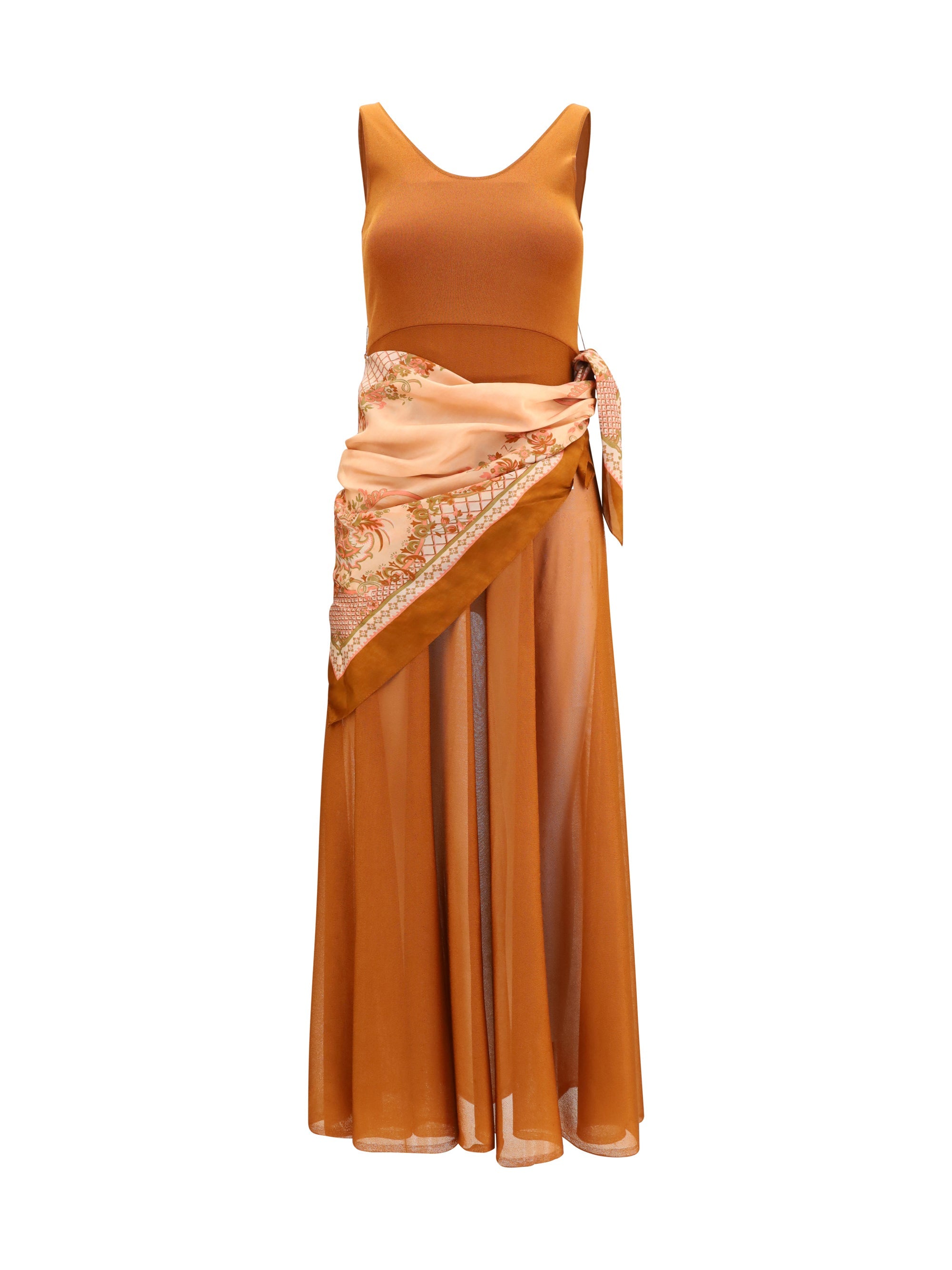 Zimmermann Aster Maxi Dress — Orange