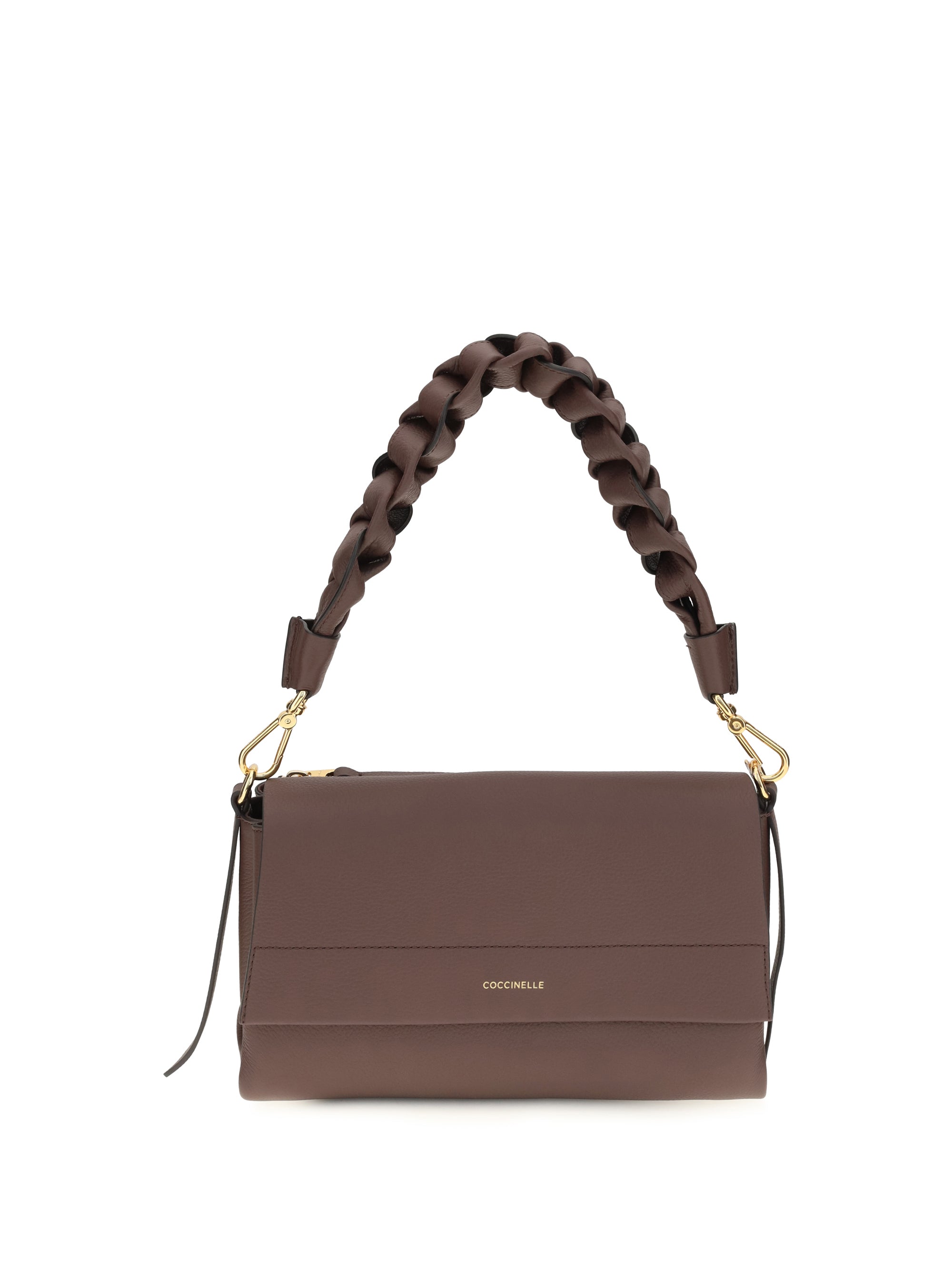 Coccinelle Boheme Shoulder Bag — Brown