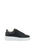 Philipp Plein Leather Low-Top Sneaker — Black