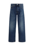 Sunflower Loose Fit Organic Cotton Jeans — Navy