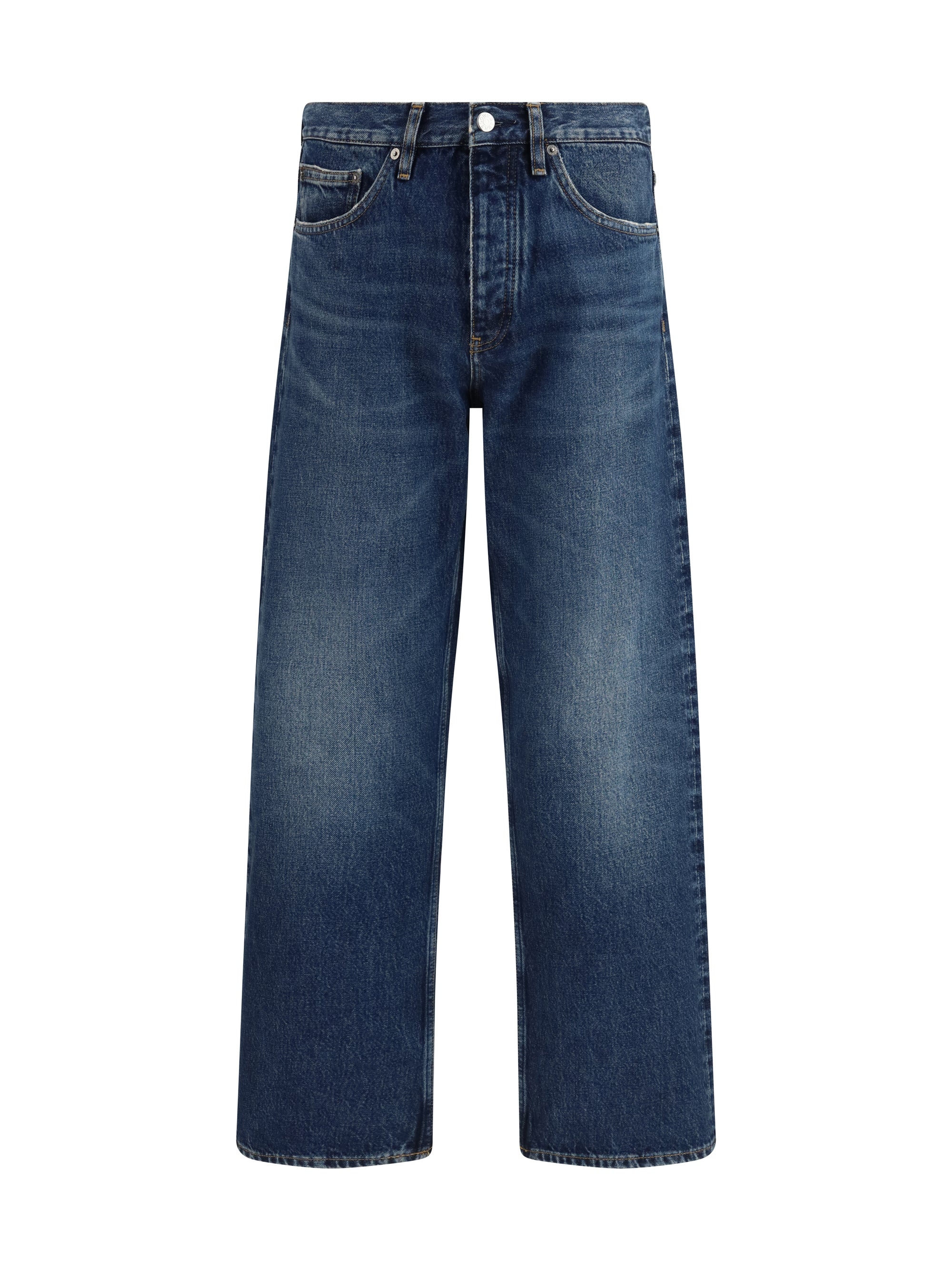 Sunflower Loose Fit Organic Cotton Jeans — Navy
