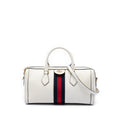 Medium Calfskin Web Ophidia Top Handle Bag