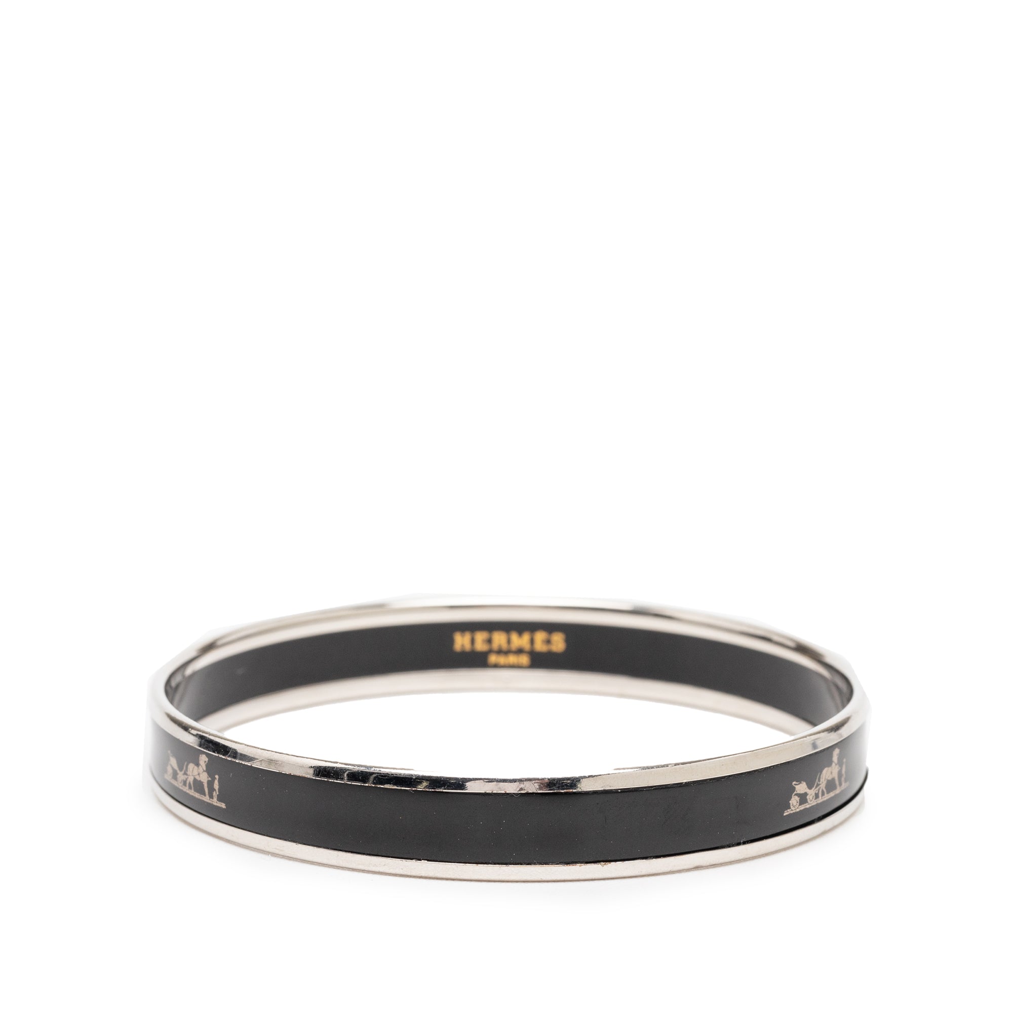Narrow Caleche Enamel Bangle 62