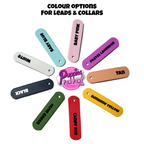 Rainbow Bead Handmade Dog Leash - Vegan Leather / Waterproof Biothane