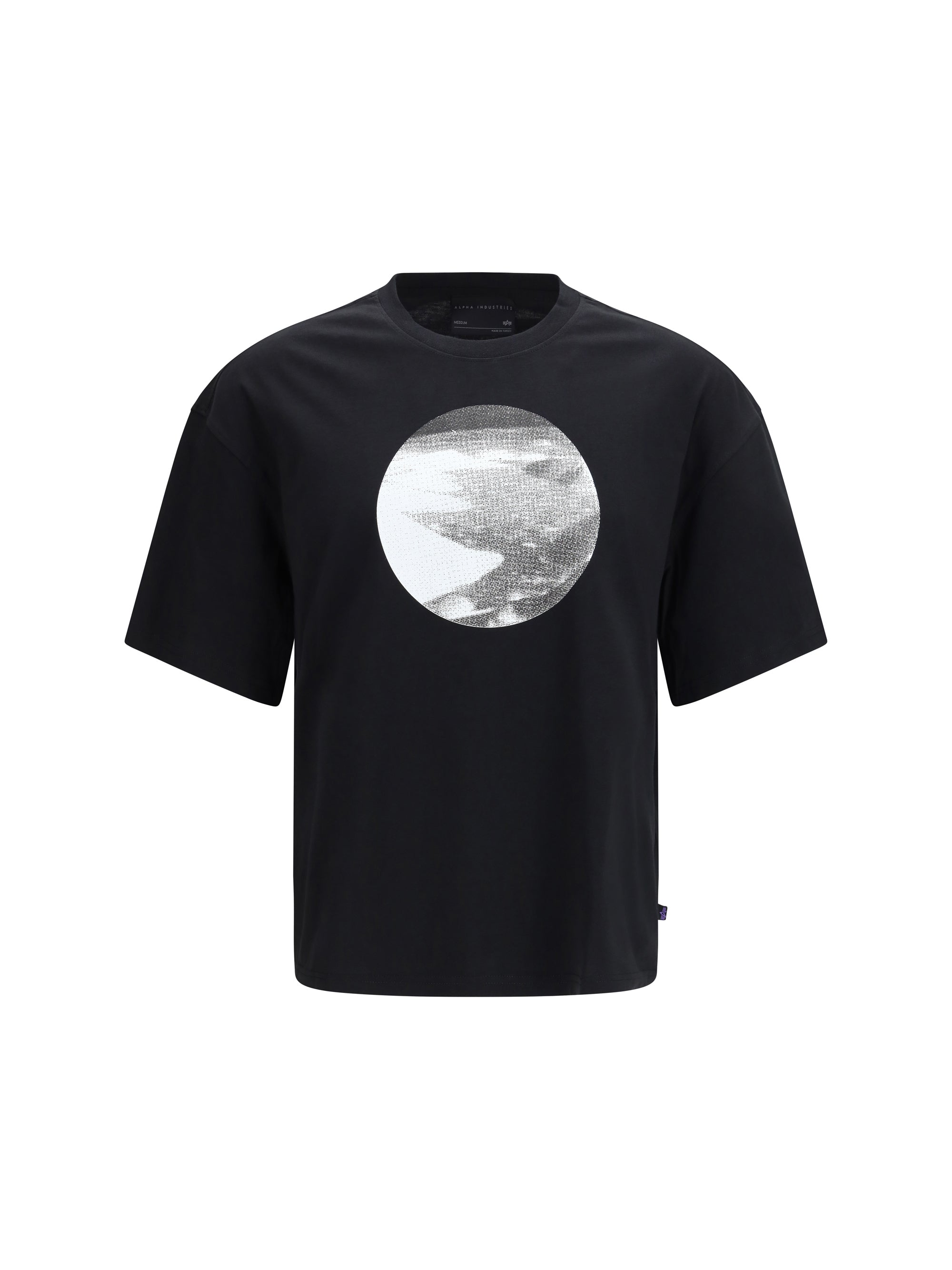 Alpha Industries Graphic Print T-Shirt — Black