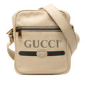 Grained Calfskin Logo Crossbody