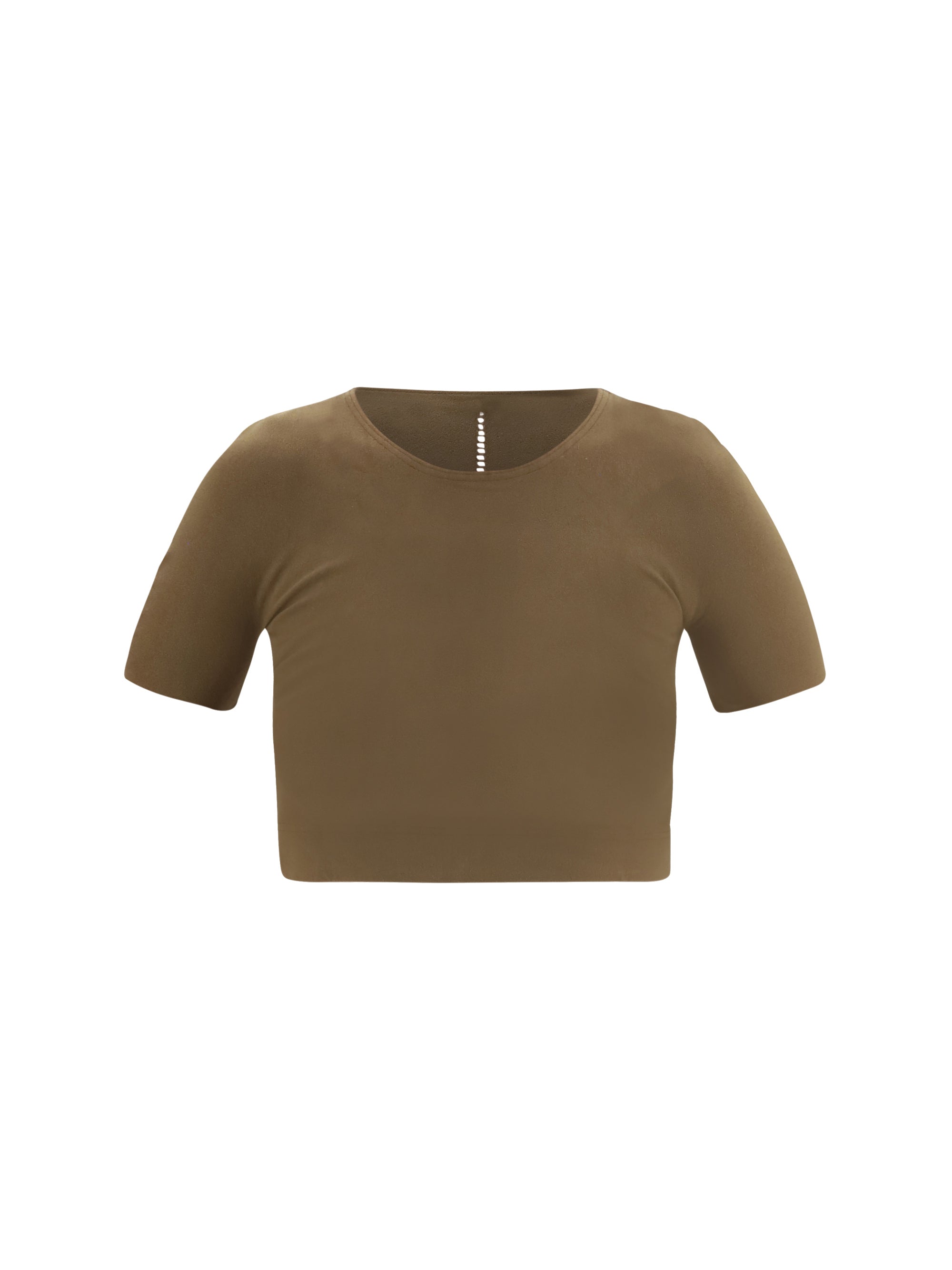 Wolford Seamless Fitted Sports T-Shirt — Brown