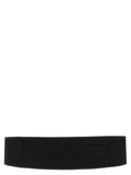 Pal Zileri Satin Tuxedo Belt — Black