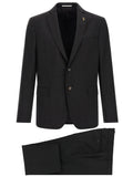 Pal Zileri Wool Two-Piece Pant Suit — Anthracite