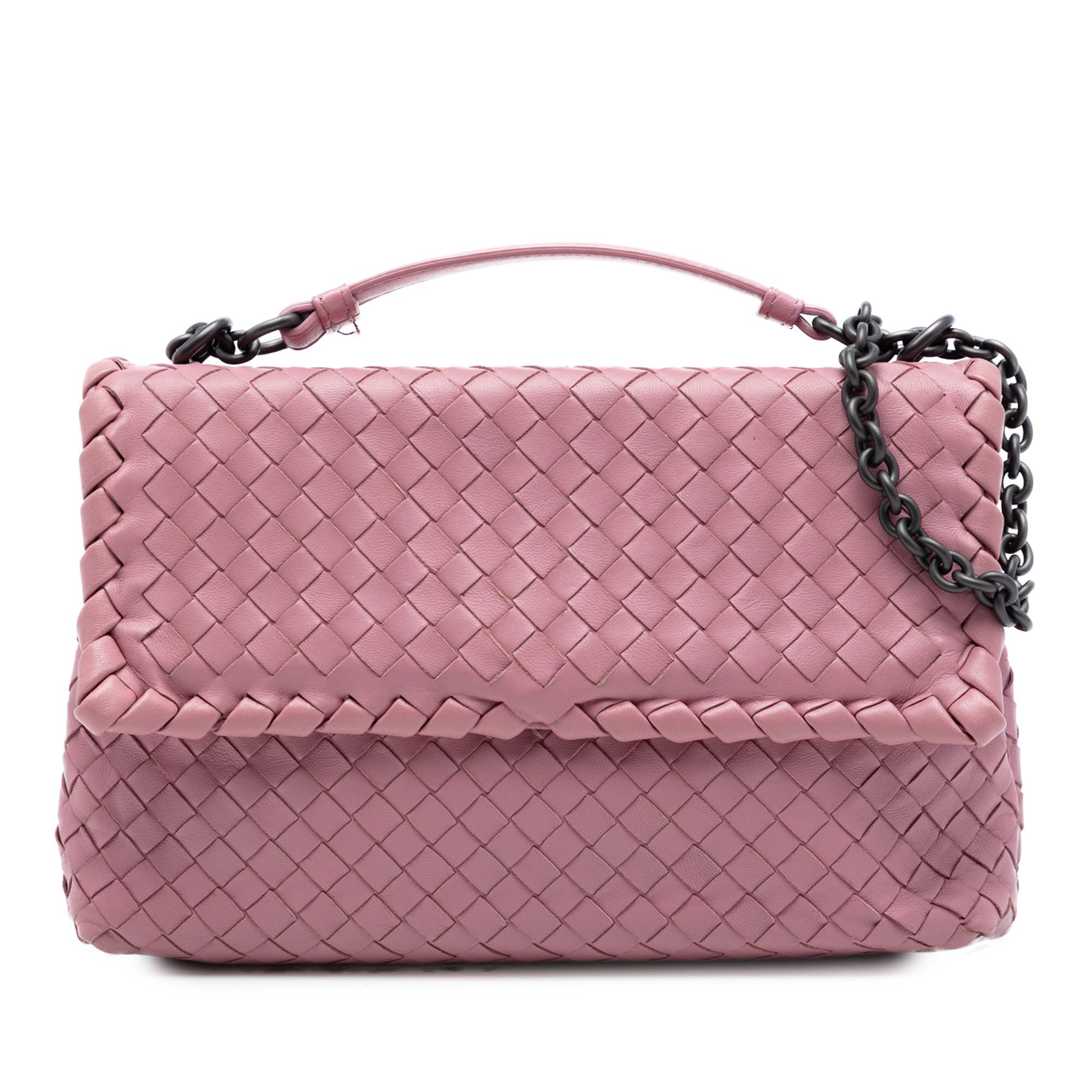 Small Nappa Intrecciato Olimpia Shoulder Bag