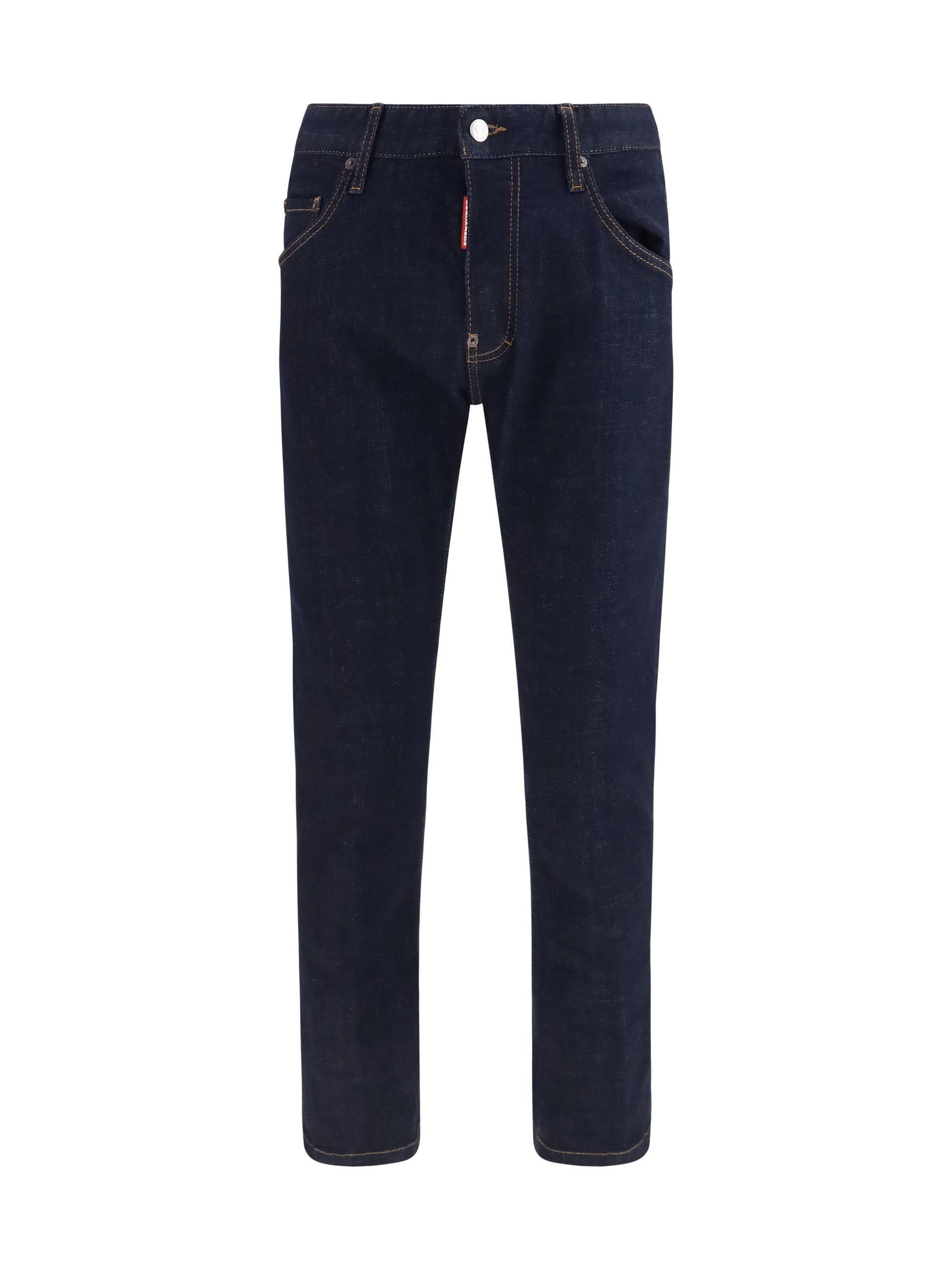 Dsquared2 Slim Fit Cotton Jeans — Navy