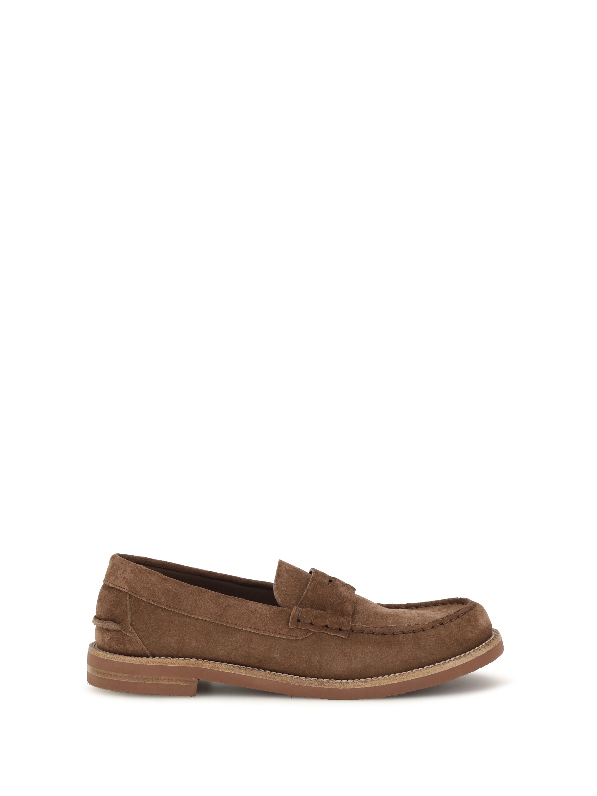 Pedro GarcíA Suede Loafers — Brown