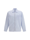 Prada Striped Re-Nylon Shirt — Blue