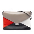 Multicolor Leather and Pony Hair Diamond Shoulder Bag