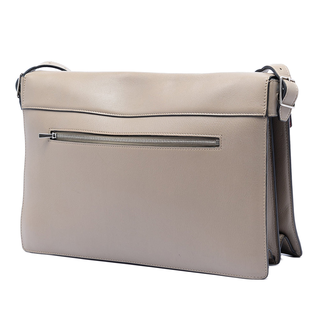 Multicolor Leather and Pony Hair Diamond Shoulder Bag