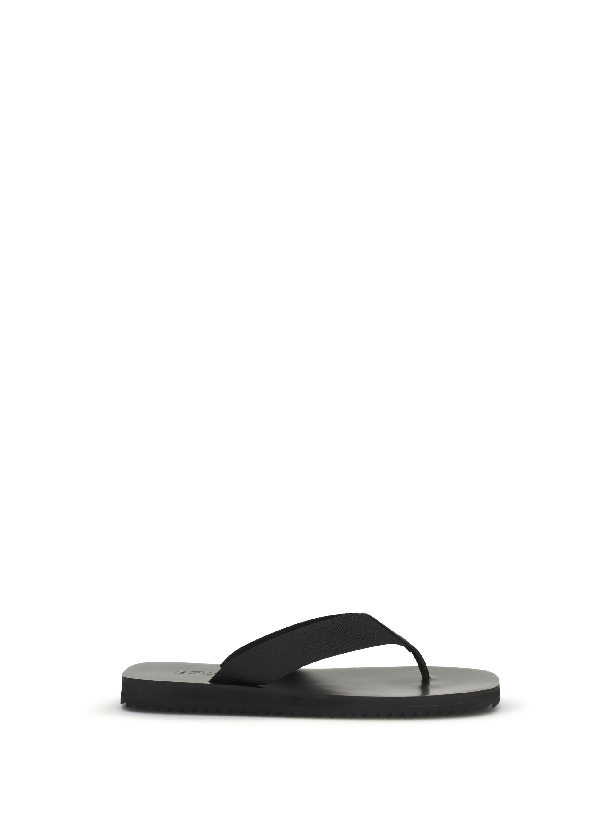 Senso Rubber Flip-Flop Sandals — Black