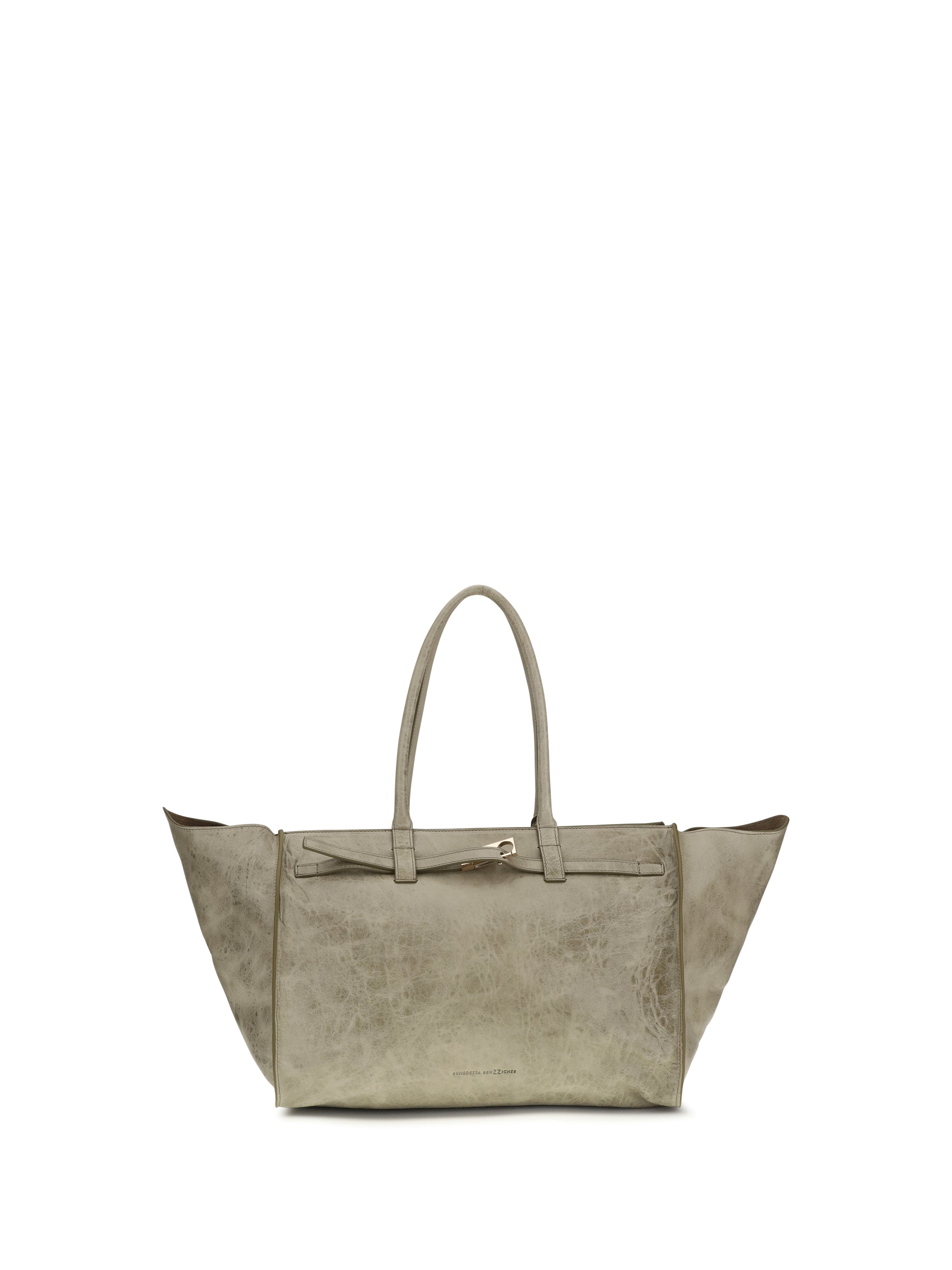 Benedetta Bruzziches Shoulder Bag — Beige