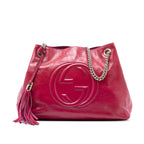 Medium Patent Soho Chain Tote