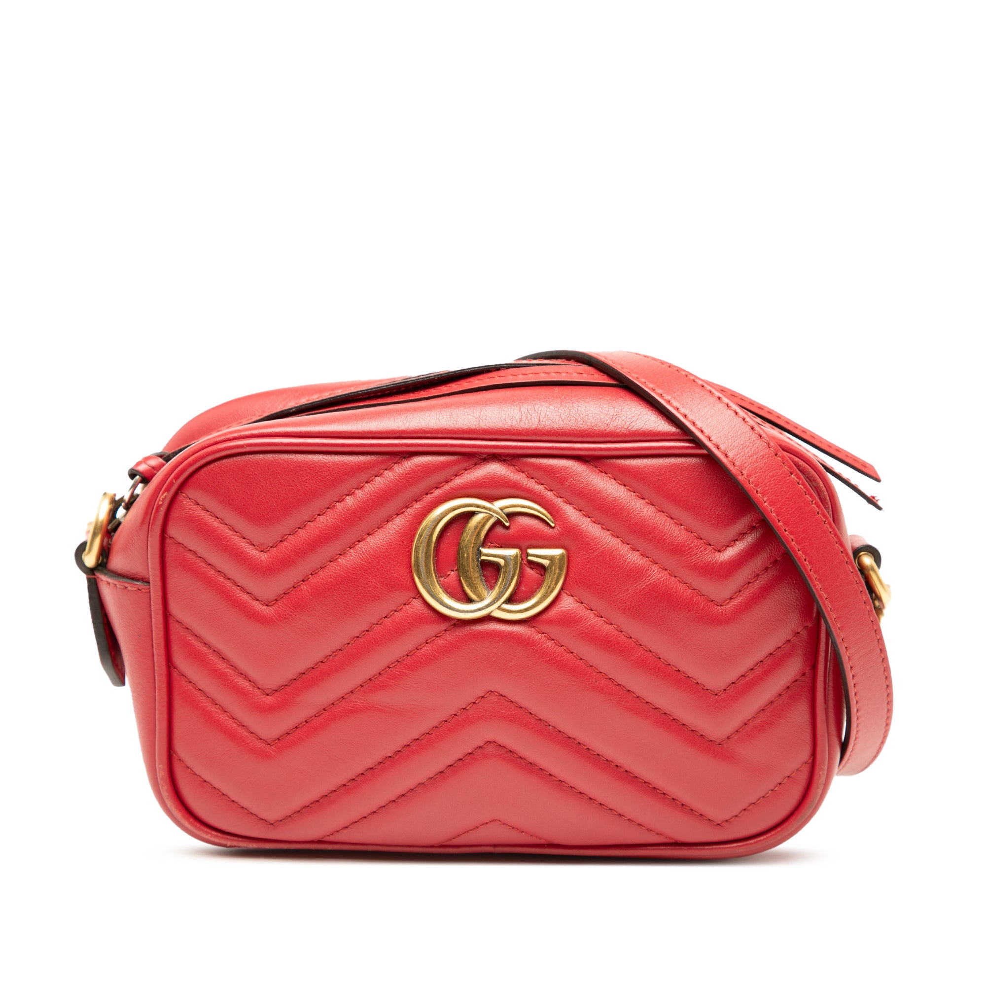 Mini GG Marmont Matelasse Leather Crossbody