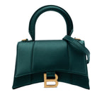 Satin Hourglass Top Handle Bag XS