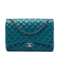 Maxi Classic Lambskin Double Flap