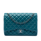 Maxi Classic Lambskin Double Flap