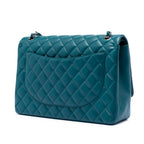 Maxi Classic Lambskin Double Flap