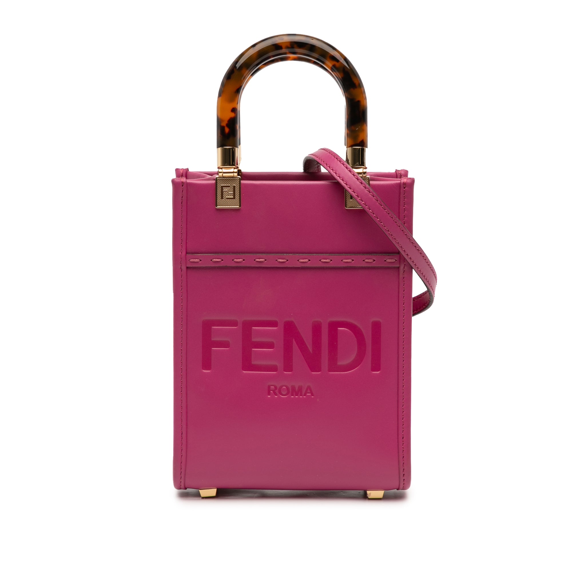 Mini Leather Sunshine Shopper Tote