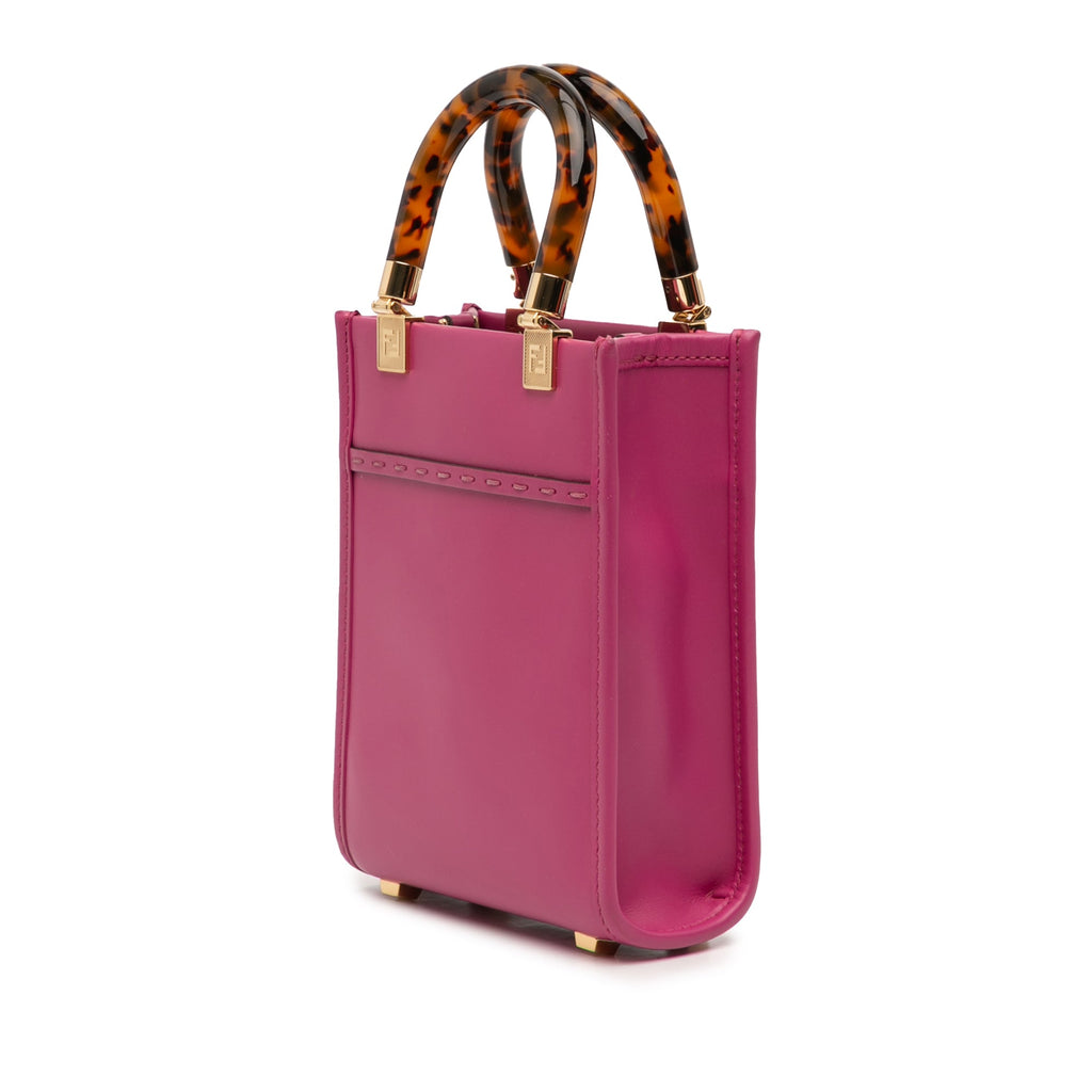 Mini Leather Sunshine Shopper Tote