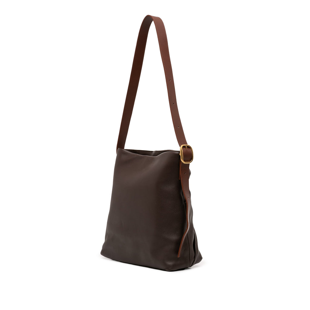 Mellow Nappa Draped Tote