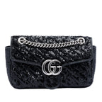 Medium GG Marmont Matelasse Sequin and Leather Shoulder Bag