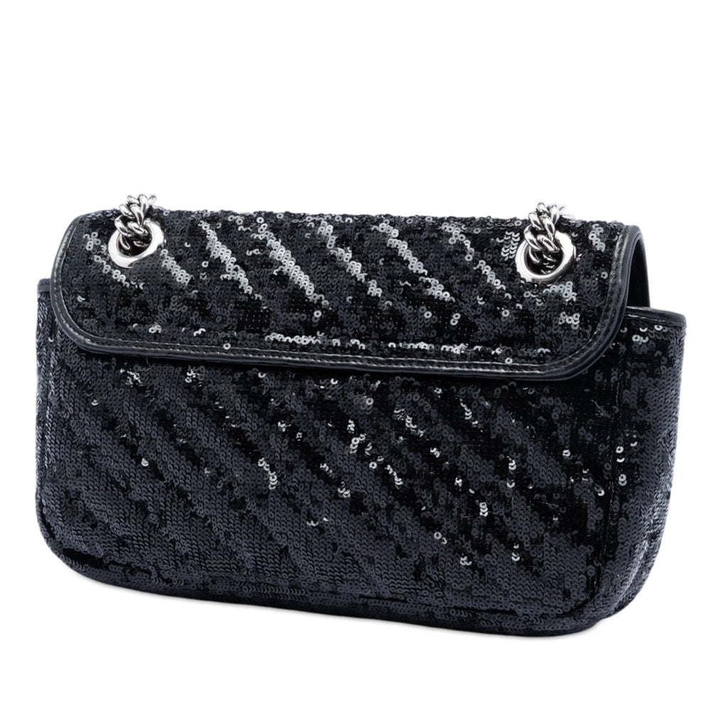 Medium GG Marmont Matelasse Sequin and Leather Shoulder Bag