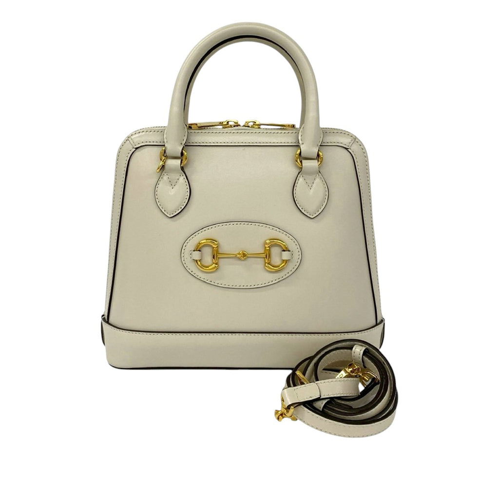 Small Leather Horsebit 1955 Satchel