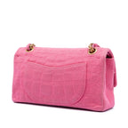 Croc Quilted Jersey Reissue 2.55 Double Flap 225