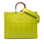 Medium Zucca Embossed Leather Sunshine Shopper Tote