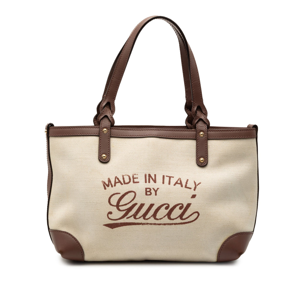 Small Canvas Logo Craft Tote