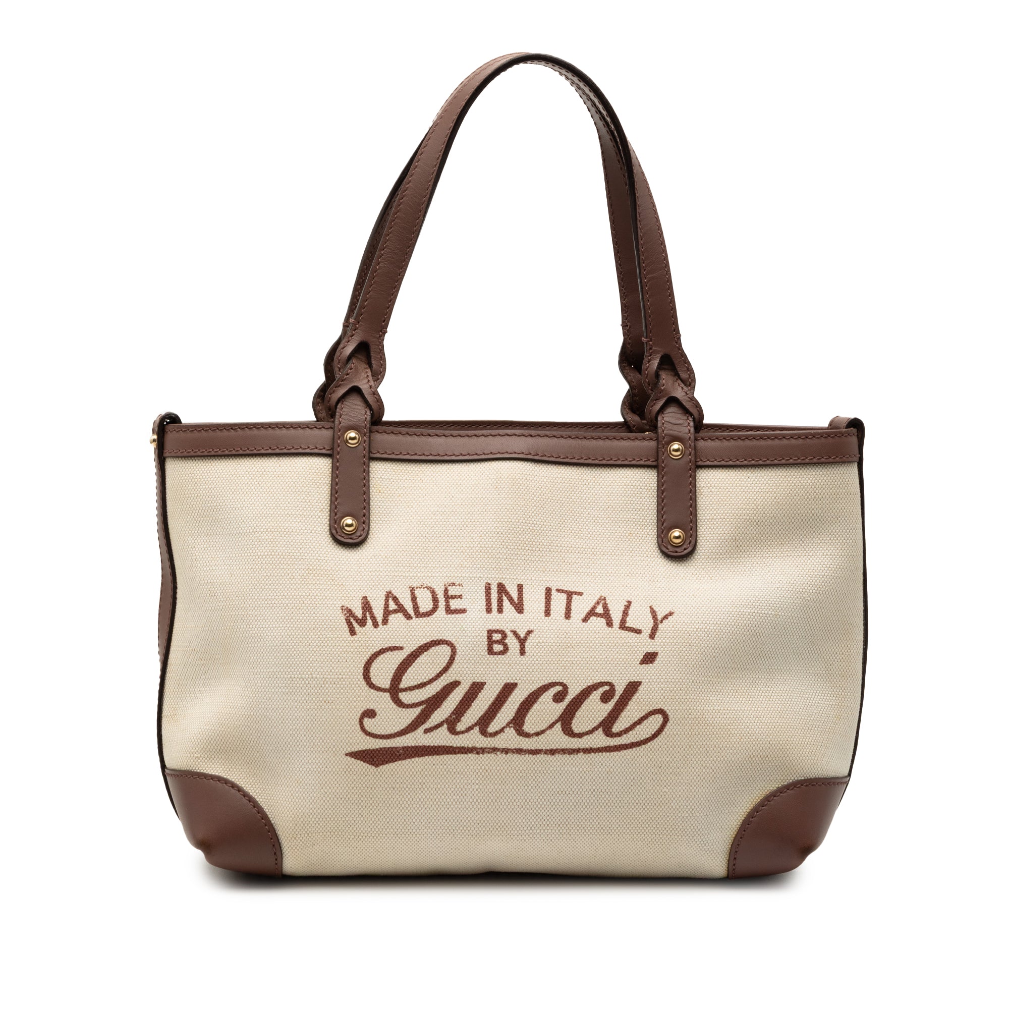 Small Canvas Logo Craft Tote