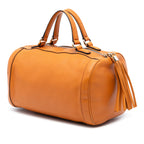 Medium Pebbled Calfskin Soho Boston Bag