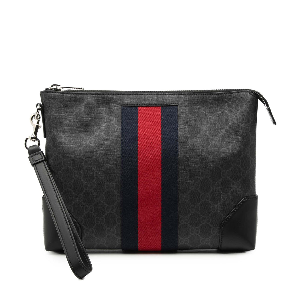 GG Supreme Web Clutch