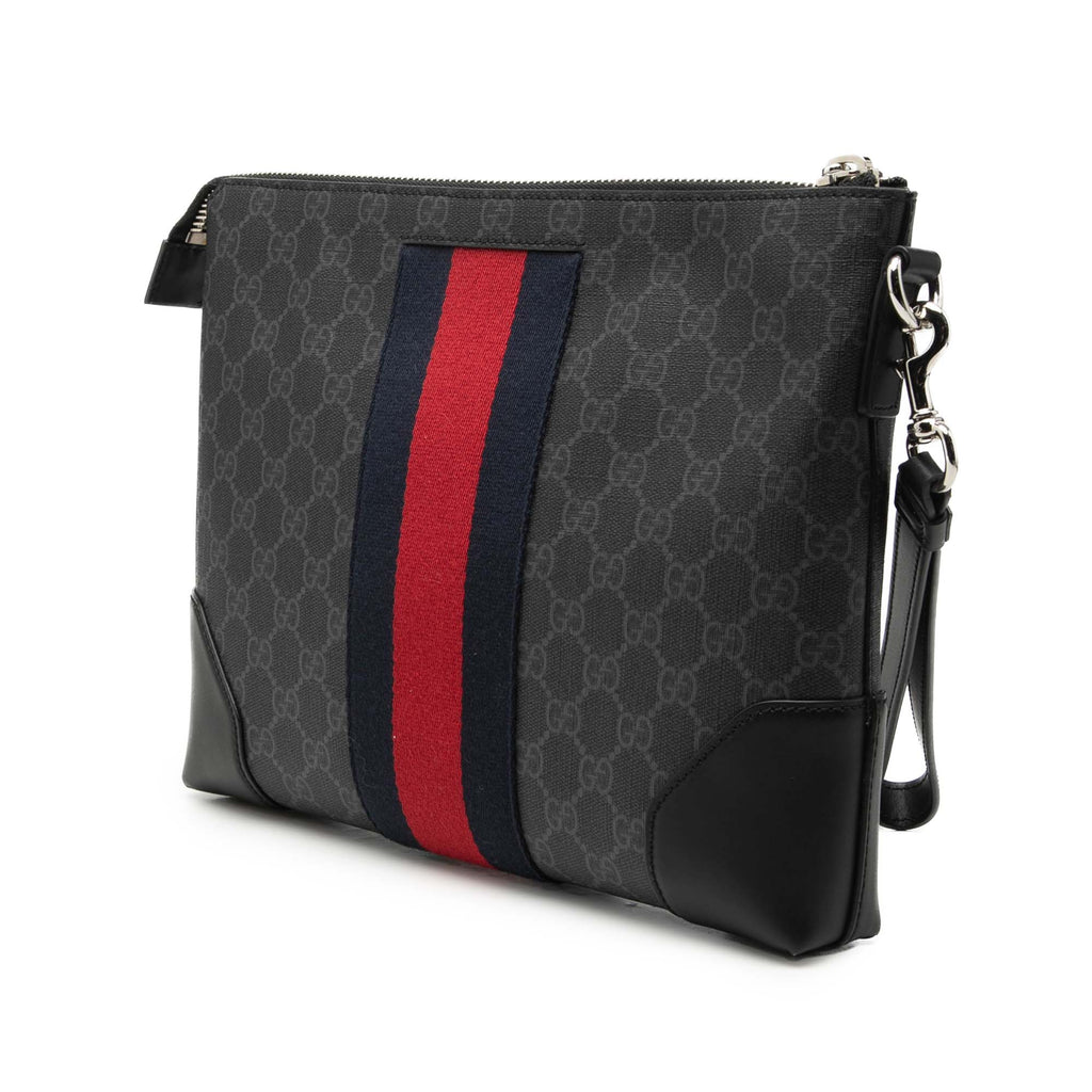 GG Supreme Web Clutch