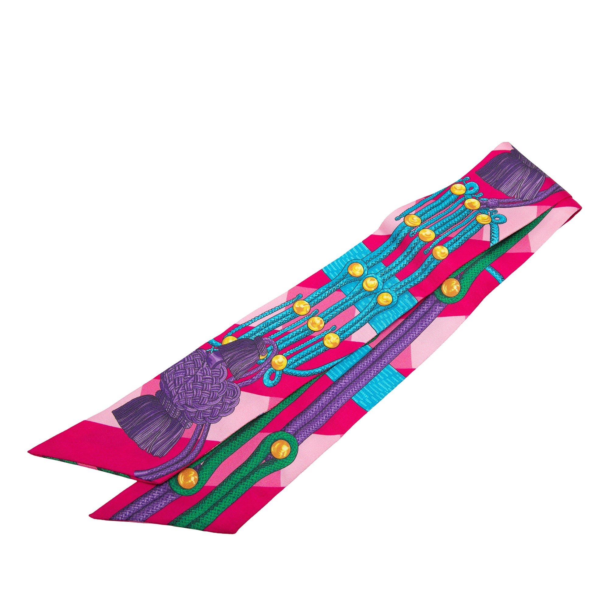 Brandebourgs Silk Twilly Scarf
