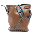 Mini Leather Whipstitch Mon Tresor Bucket Bag