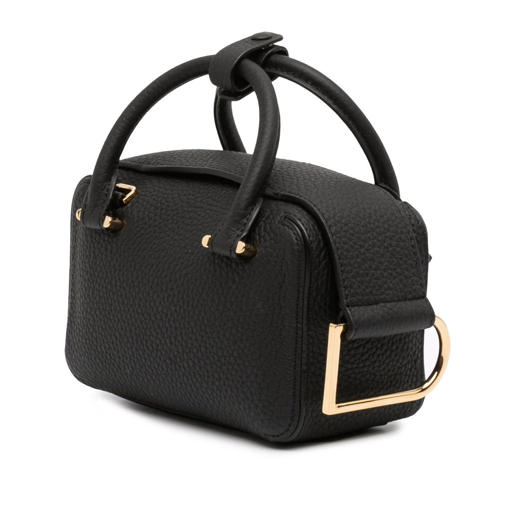 Nano Taurillon Soft Leather Cool Box Satchel